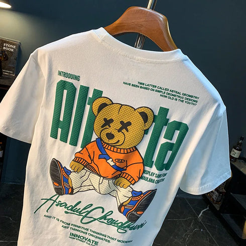 Bear Printed Graphic Tee